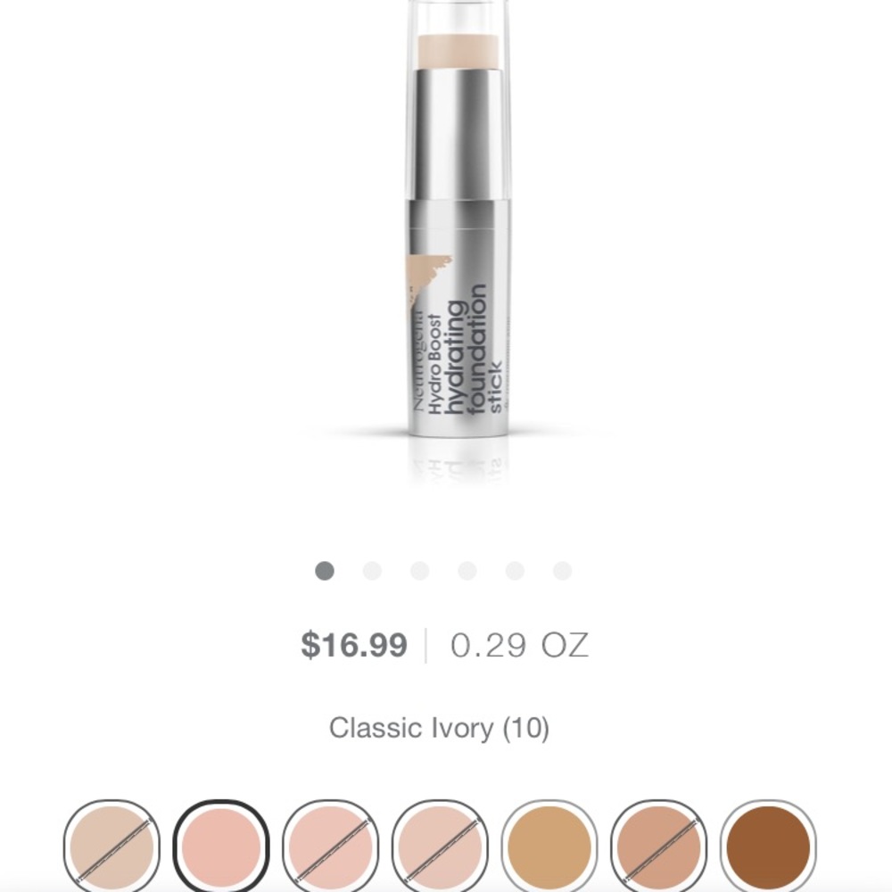 💅🏼 NEW Neutrogena Hydro Boost Foundation Stick Classic Ivory 10